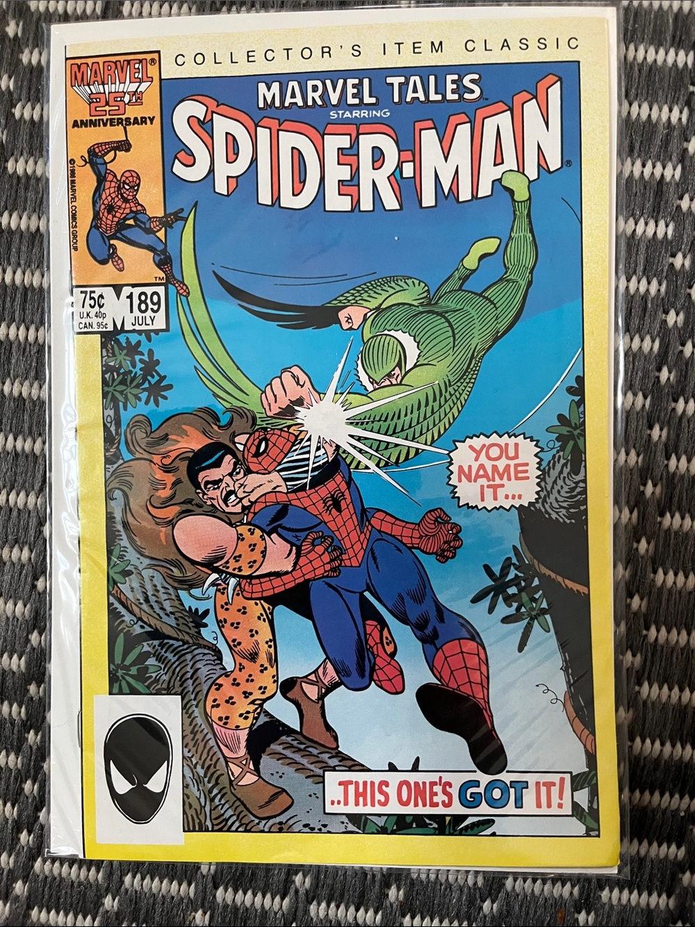 Marvel presents marvel tales 1986 issue 189 you name it this one’s got it B&B